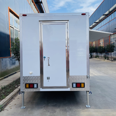 Multipurpose Mobile Square Style Fast Food Snack Alkohol Getränke Gläser Schleppwagen