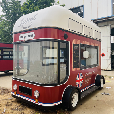 Mobile Verkauf Obstsalat Kaffee Milch Tee Bier Eis Design LKW Anhänger Wagen