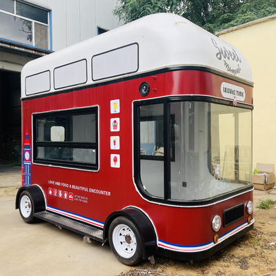 Mobile Verkauf Obstsalat Kaffee Milch Tee Bier Eis Design LKW Anhänger Wagen