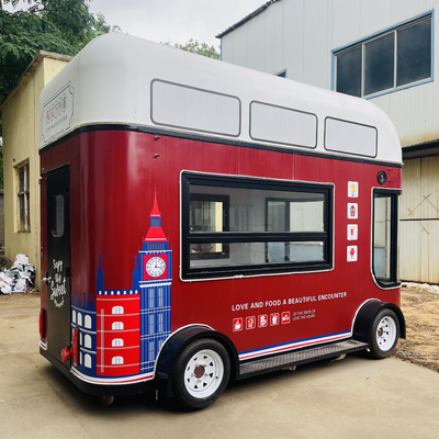 Mobile Verkauf Obstsalat Kaffee Milch Tee Bier Eis Design LKW Anhänger Wagen