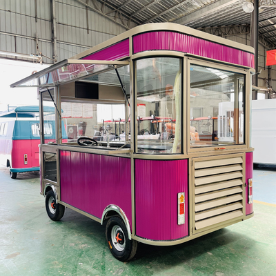 Elektrische mobile gebratene Hühnchen-Combo-Cola-Getränke-Truck von Eiscreme Milch Tee Essen