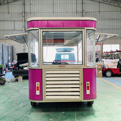 Elektrische mobile gebratene Hühnchen-Combo-Cola-Getränke-Truck von Eiscreme Milch Tee Essen