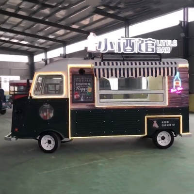 Snack Food 2023 Mehrzweck-Elektro-Mobilwagen Fastfood Catering Getränke Kaffee LKW Anhängerwagen