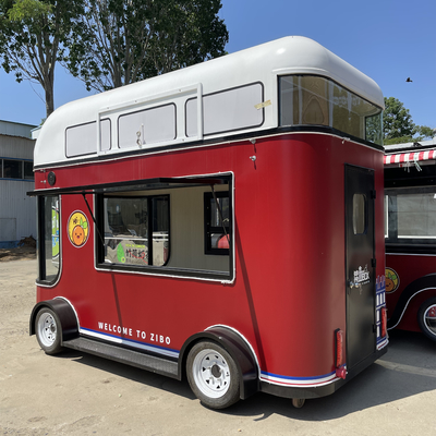 Passgenaue mobile Fruchtsalat Getränke Kaffee Milch Tee Bier Eiscreme Karren für den Markt