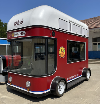Fruchtsalat Getränk Kaffee Milch Tee Bier Eiscreme Mobilbier Schleppwagen Bus Lkw Anhänger Wagen