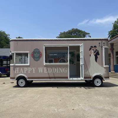 Elektro-Mobile Hochzeitsfoto Waren- und Einzelhandelsgeschäft Lebensmittel Snack-Anhänger Boutique-Wagen