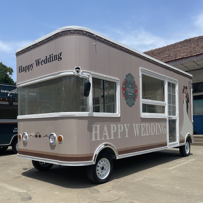 Elektro-Mobile Hochzeitsfoto Waren- und Einzelhandelsgeschäft Lebensmittel Snack-Anhänger Boutique-Wagen
