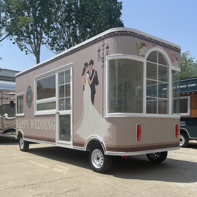 Elektro-Mobile Hochzeitsfoto Waren- und Einzelhandelsgeschäft Lebensmittel Snack-Anhänger Boutique-Wagen