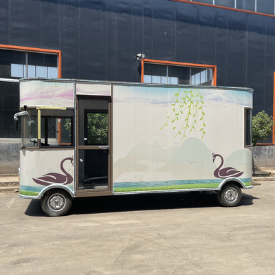 Elektrische Mobilgeräte Einzelhandel mit Waren Blumen Pflanzen Bonsai-Laden Lkw Anhänger für Weingüter