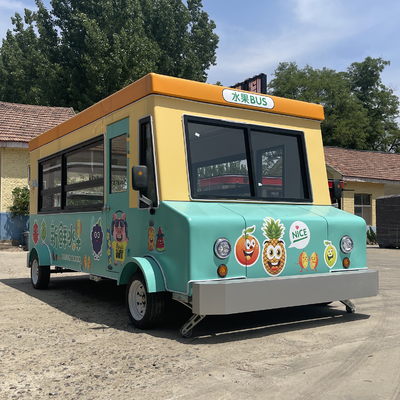 Batteriebetriebener Mehrzweck-Gastronomiewagen für Süßigkeiten Obst, Nüsse und Gemüse