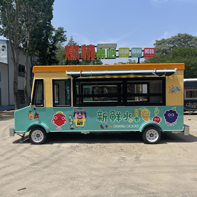Batteriebetriebener Mehrzweck-Gastronomiewagen für Süßigkeiten Obst, Nüsse und Gemüse