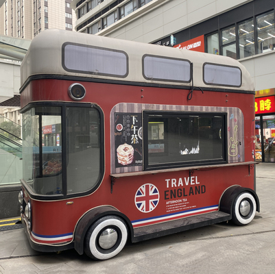 Mobilverkauf von Fruchtsalat Getränke Kaffee Milch Tee Bier Eiscreme Mobilwagen
