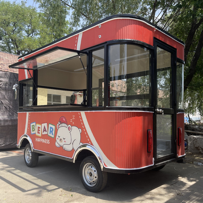 Handwerkliche Fähigkeiten Mobil gebratenes Huhn Cola-Combos Getränke Essen Snack Truck Boutique-Wagen