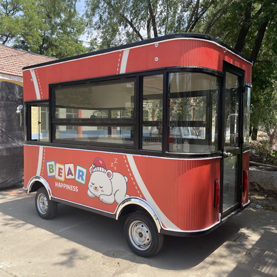 Handwerkliche Fähigkeiten Mobil gebratenes Huhn Cola-Combos Getränke Essen Snack Truck Boutique-Wagen