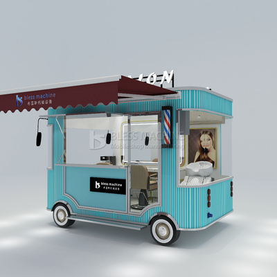 Elektrische mobile Haarschneiderei Barbershop Style Design Van Truck Trailer Cart für 2023