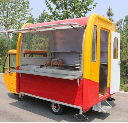 Individuell angepasster 1.5KW-4.5kw Drei-Räder-Elektro-Scooter Essenswagen Tuk Tuk Mobilküchen Dreirad