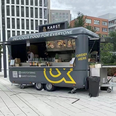 Hotdog-Wagen Eiscreme Bierbar und Softdrinks Mobil-Lebensmittel-Lkw 600 KG bis 1400 KG
