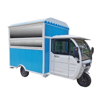 Getränke Kaffee-Van für Mehlmühle Anwendungsdesign Elektrische Dreirad-Ape Food Truck