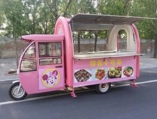 Getränke Kaffee-Van für Mehlmühle Anwendungsdesign Elektrische Dreirad-Ape Food Truck