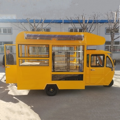 Getränke Kaffee-Van für Mehlmühle Anwendungsdesign Elektrische Dreirad-Ape Food Truck
