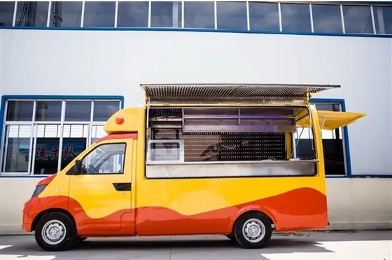 Kleiner Hot Dog Pizza Food Cart mit individuellem Design und 40 km/h Maschinen