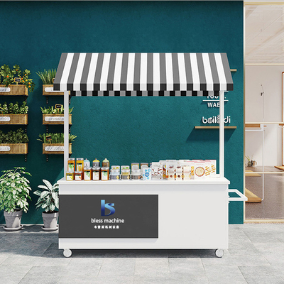 Multifunktionelle Kaffeekutschen Nahrungsmittelanhänger mobile Lebensmittelkarre Eiscreme Mini-Lebensmittel-Truck
