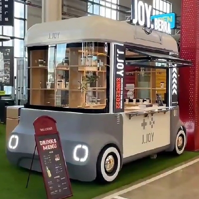 2023 Elektrische Mobilgeräte Lebensmittelhandwerk Kunstwarenladen Lieferwagen Lkw Anhängerwagen für Hotels
