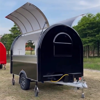 Mobile Kaffee Milch Tee Fast Food Snack Schleppwagen Wagen für Milchprodukte erschwinglich