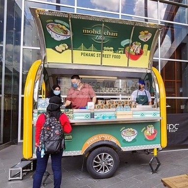 Mobile Kaffee Milch Tee Fast Food Snack Schleppwagen Wagen für Milchprodukte erschwinglich