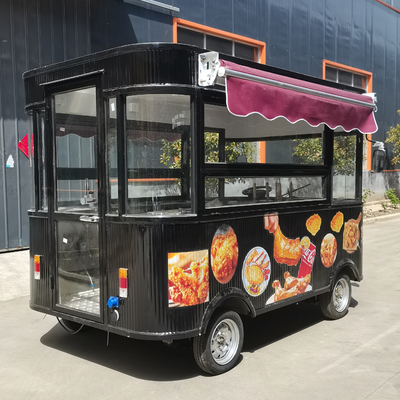Elektro-Fernfahrzeug-Fried Chicken Combo Cart für Snacks und Getränke