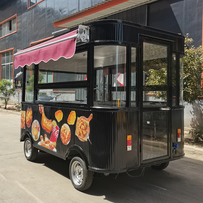Elektro-Fernfahrzeug-Fried Chicken Combo Cart für Snacks und Getränke