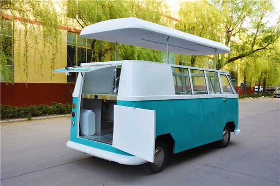 Outdoor-Fast-Food-Wagen Crepe-Lebensmittelwagen mit Snack Mobilküche Kochgeräte