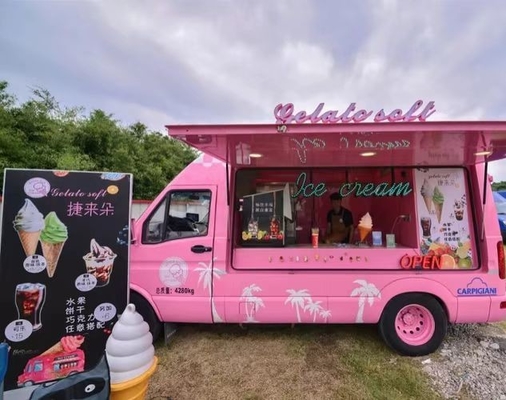 Lebensmittelkorb Getränke Verkaufswagen Outdoor Mobile Fast Food Anhänger für personalisierte Mobilgeräte