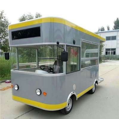Außenbetrieb Motor Food Truck Van Küche Square Style Elektrische Eiscreme Auto 4x2