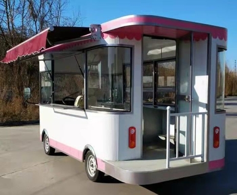 110v/220v Elektrische Verkaufswagen Hot Dog mobiler Lebensmittelwagen mit Sojabohnenmaterial