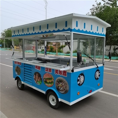110v/220v Elektrische Verkaufswagen Hot Dog mobiler Lebensmittelwagen mit Sojabohnenmaterial