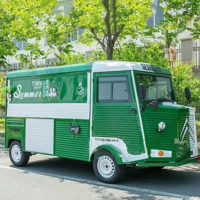 Maßgeschneiderter Citroën Bus Food Truck für Straßenkaffee Burger Pommes Frites und Eiscreme