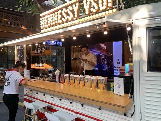 1.5KW-4.5kw Hotel-Küchen-Ausrüstung für Snack Pizza Smoothie Kaffee Helados Verkaufswagen