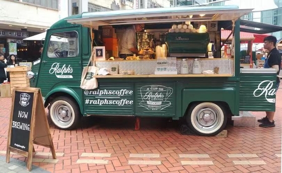 Portable mobile Food Kiosk Stall Elektrische Vierräder für unterwegs