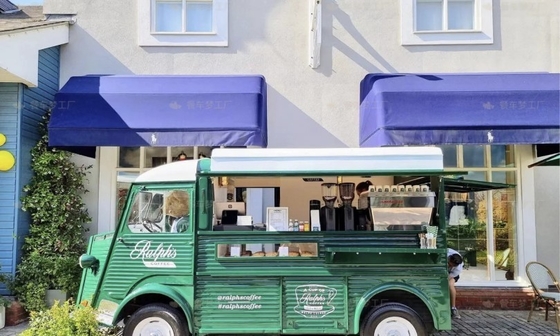 Portable mobile Food Kiosk Stall Elektrische Vierräder für unterwegs