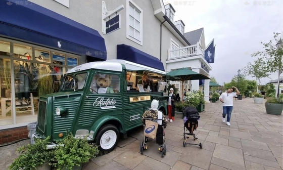 Portable mobile Food Kiosk Stall Elektrische Vierräder für unterwegs