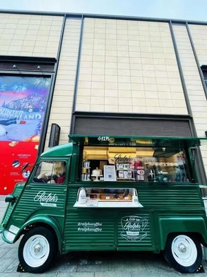 Portable mobile Food Kiosk Stall Elektrische Vierräder für unterwegs