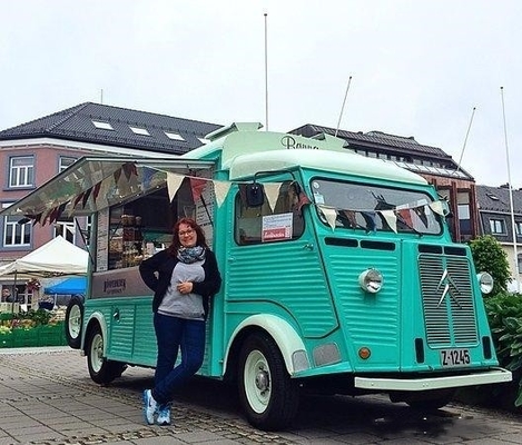 Lebensmittel-Trailer Vintage Mobile Verkauf von verschiedenen Waren angepasst Citroen HY Van