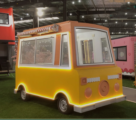 Anpassung Mobiler Lebensmittelkorb Citroen Elektrischer Lebensmittelwagen für Hot Dogs und Eiscreme