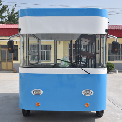 TUNE Solarzellen Kiosk-Shop Van Kaffee Hot Dog Anhänger Wagen Straßenansicht Wagen Bus Food Truck