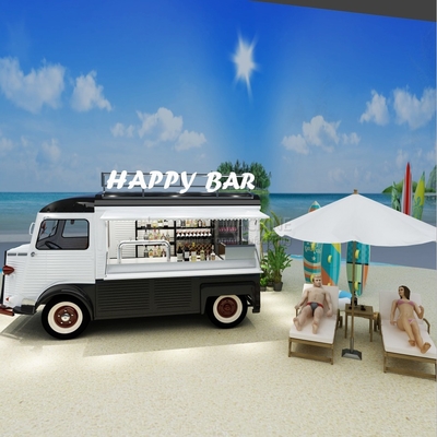 Elektrische Hot Dog-Wagen Vierräder Mobil Küche Eiscreme Truck für individuelle Bedürfnisse