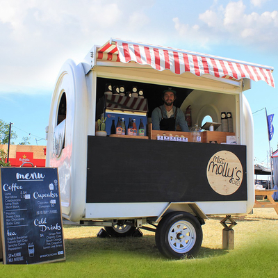 Verbessern Sie Ihr Geschäft mit unserem kundenspezifischen Food Truck Wasserbar und Milch Tee Wagen
