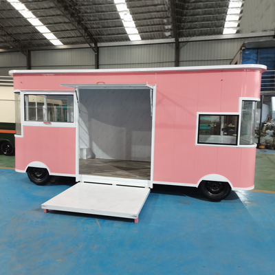 2023 Elektrisch Mobil Haarschneidsalon Barbershop Kommode Van Truck Anhänger Boutique-Wagen