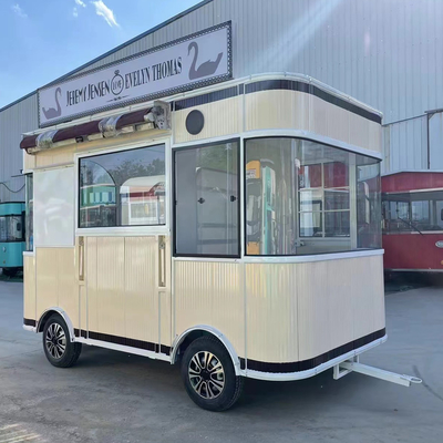 Bewegungsmodus Batteriebetriebene elektrische mobile Friseursalon Barbier Friseur Trailer