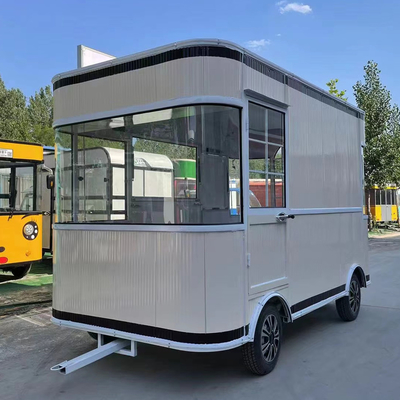 Bewegungsmodus Batteriebetriebene elektrische mobile Friseursalon Barbier Friseur Trailer